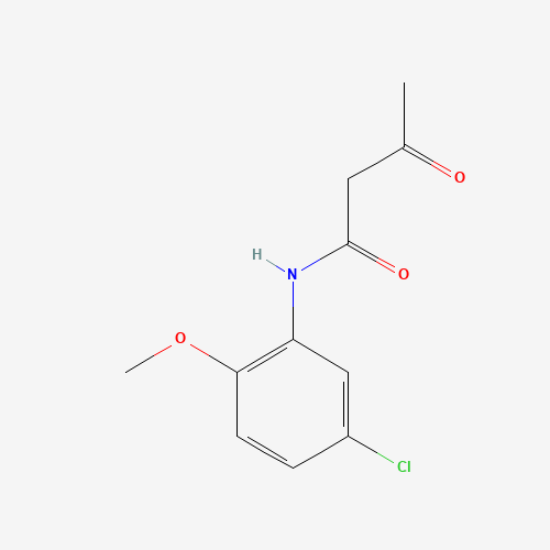 N-(5-Chloro-2-methoxyphenyl)-3-oxobutanamide (CAS: 52793-11-0) - Chemical Structure and Molecular Formula 