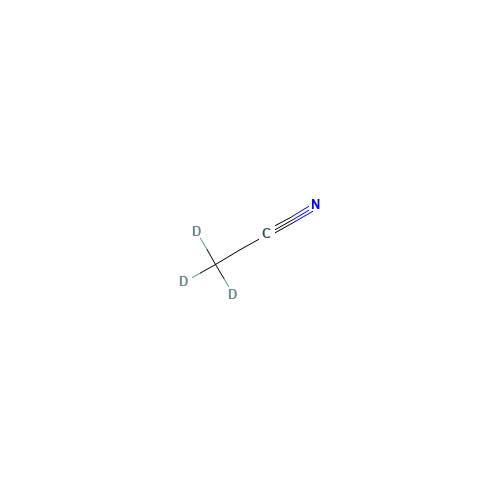 ACETONITRILE-D3 (CAS: 2206-26-0) - Chemical Structure and Molecular Formula 