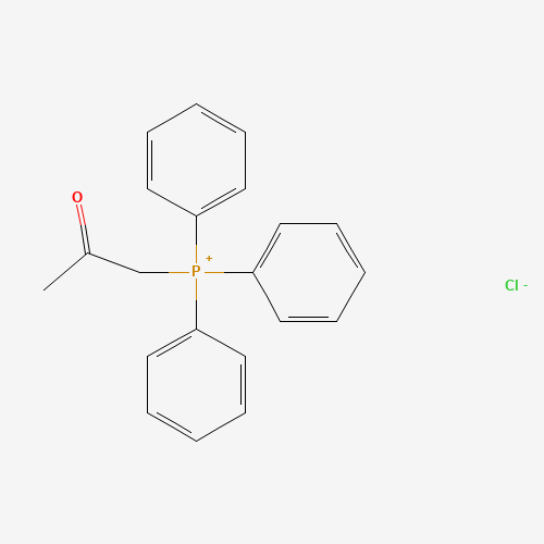 ACETONYLTRIPHENYLPHOSPHONIUM CHLORIDE (CAS: 1235-21-8) - Chemical Structure and Molecular Formula 