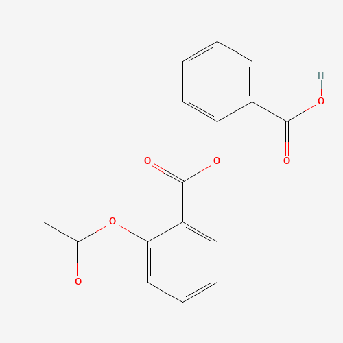 ACETYLSALICYLSALICYLIC ACID chemical structure ACETYLSALICYLSALICYLIC ACID (CAS: 530-75-6) - Chemical Structure and Molecular Formula