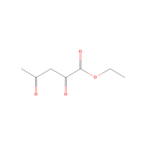 Ethyl 2,4-dioxovalerate (CAS: 615-79-2) - Chemical Structure and Molecular Formula 