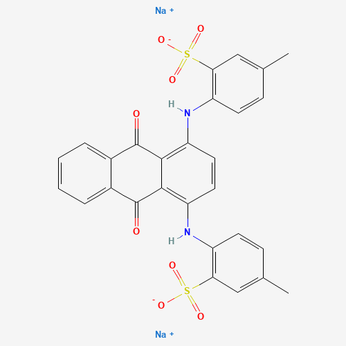 Acid Green 25 (CAS: 4403-90-1) - Chemical Structure and Molecular Formula 