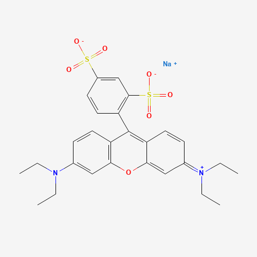 SULFORHODAMINE B (CAS: 3520-42-1) - Chemical Structure and Molecular Formula 