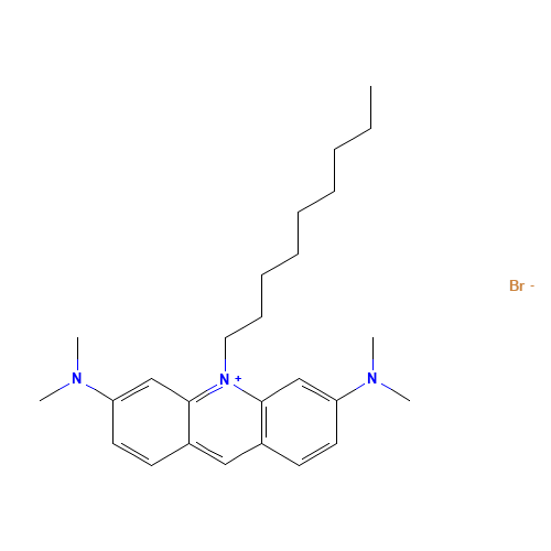 NONYL ACRIDINE ORANGE (CAS: 75168-11-5) - Chemical Structure and Molecular Formula 
