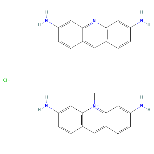ACRIFLAVINE (CAS: 8048-52-0) - Chemical Structure and Molecular Formula 