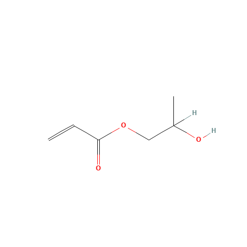 2-HYDROXYPROPYL ACRYLATE (CAS: 999-61-1) - Chemical Structure and Molecular Formula 