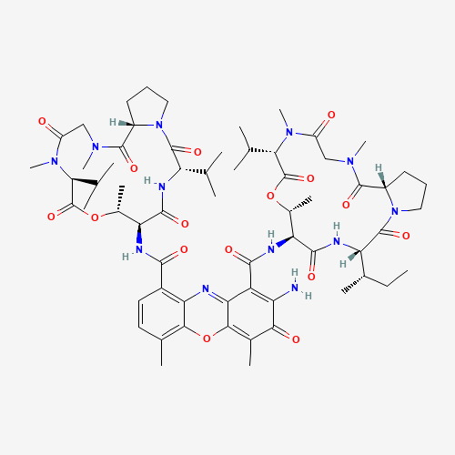 ACTINOMYCIN C (CAS: 8052-16-2) - Chemical Structure and Molecular Formula 
