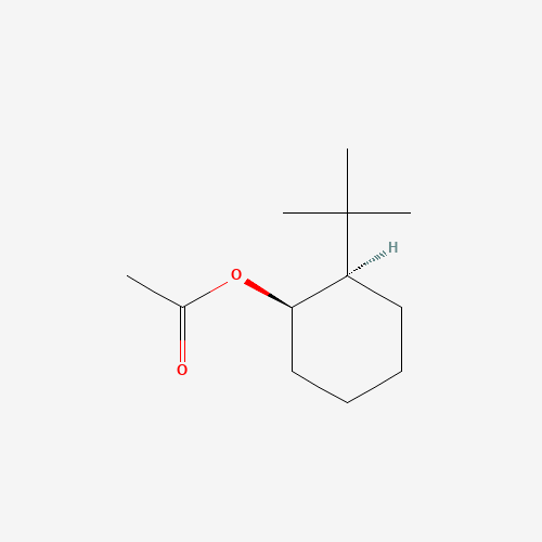 ORTHO TERTIARY BUTYL CYCLOHEXANYL ACETATE HIGH CIS (CAS: 20298-69-5) - Chemical Structure and Molecular Formula 