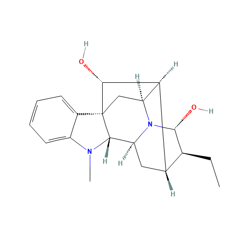 AJMALINE (CAS: 4360-12-7) - Chemical Structure and Molecular Formula 