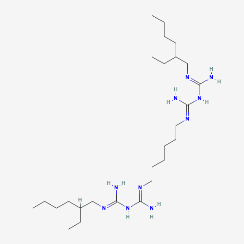 ALEXIDINE DIHYDROCHLORIDE (CAS: 22573-93-9) - Chemical Structure and Molecular Formula 