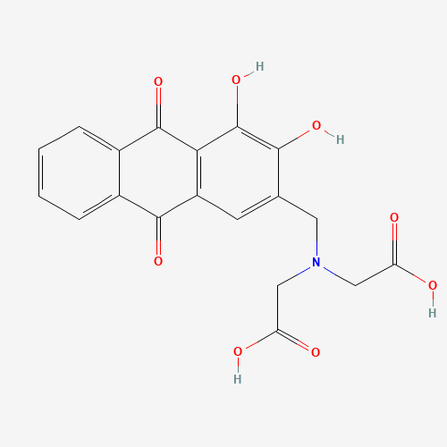 Alizarin Fluorine Blue (CAS: 3952-78-1) - Chemical Structure and Molecular Formula 