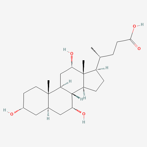 ALLOCHOLIC ACID (CAS: 2464-18-8) - Chemical Structure and Molecular Formula 