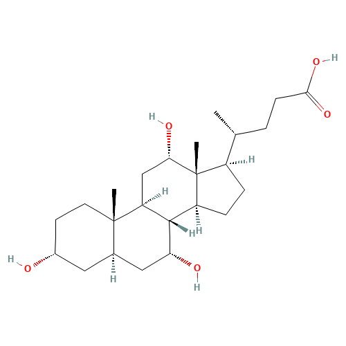 ALLOCHOLIC ACID (CAS: 2464-18-8) - Chemical Structure and Molecular Formula 