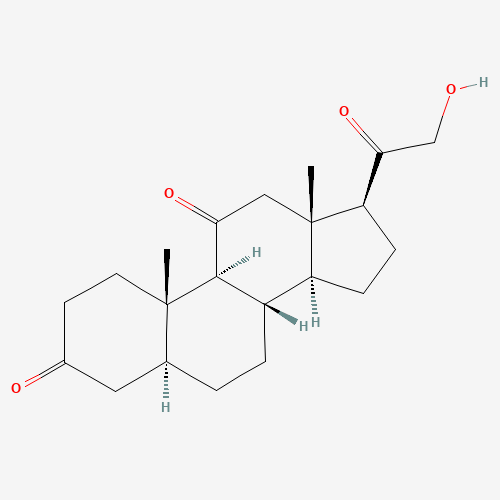 Allopregnan-21-ol-3,11,20-trione (CAS: 51297-06-4) - Chemical Structure and Molecular Formula 