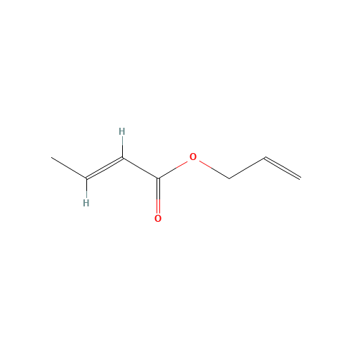 ALLYL CROTONATE (CAS: 20474-93-5) - Chemical Structure and Molecular Formula 