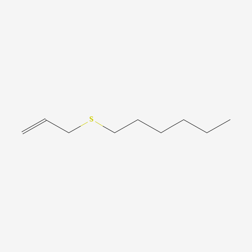 ALLYL N-HEXYL SULPHIDE (CAS: 18365-70-3) - Chemical Structure and Molecular Formula 