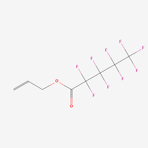 ALLYL PERFLUOROPENTANOATE (CAS: 84145-17-5) - Chemical Structure and Molecular Formula 