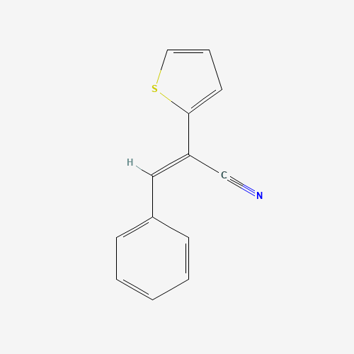 alpha-(Phenylmethylene)-2-thiopheneacetonitrile (CAS: 37033-97-9) - Chemical Structure and Molecular Formula 