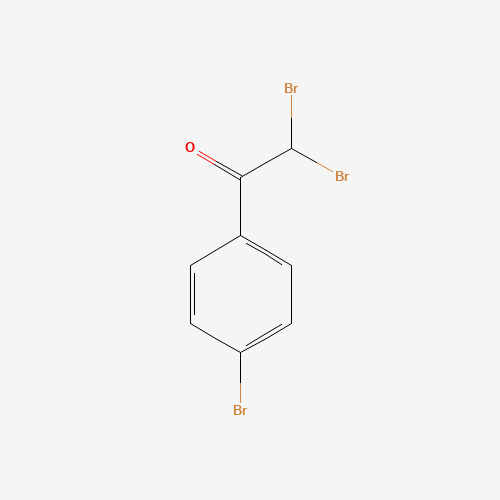 ALPHA,ALPHA,4-TRIBROMOACETOPHENONE (CAS: 13195-79-4) - Chemical Structure and Molecular Formula 