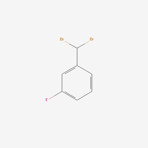 3-FLUOROBENZAL BROMIDE (CAS: 455-34-5) - Chemical Structure and Molecular Formula 