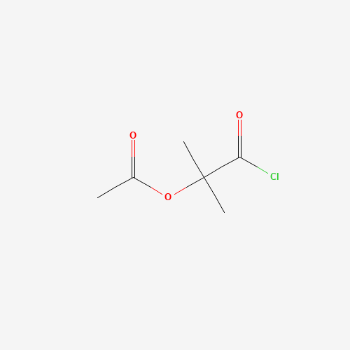 1-Chlorocarbonyl-1-methylethyl acetate (CAS: 40635-66-3) - Chemical Structure and Molecular Formula 