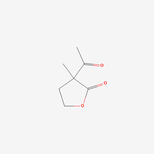 ALPHA-ACETYL-ALPHA-METHYL-GAMMA-BUTYROLACTONE (CAS: 1123-19-9) - Chemical Structure and Molecular Formula 