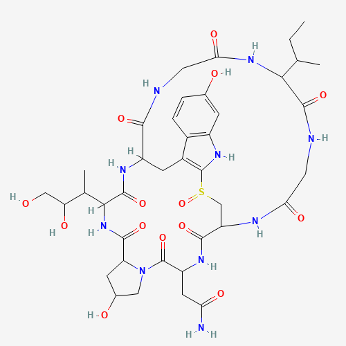 ALPHA-AMANITIN (CAS: 23109-05-9) - Chemical Structure and Molecular Formula 
