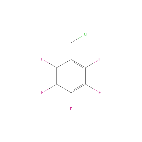 Pentafluorobenzyl chloride (CAS: 653-35-0) - Chemical Structure and Molecular Formula 