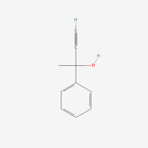 2-PHENYL-3-BUTYN-2-OL (CAS: 127-66-2) - Chemical Structure and Molecular Formula 