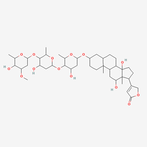 A-METHYLDIGOXIN (CAS: 31962-94-4) - Chemical Structure and Molecular Formula 