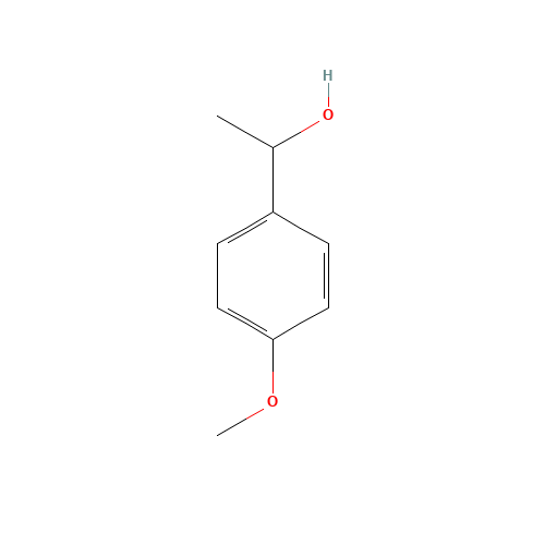 1-(4-METHOXYPHENYL)ETHANOL (CAS: 3319-15-1) - Chemical Structure and Molecular Formula 