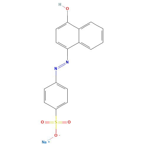 ORANGE I (CAS: 523-44-4) - Chemical Structure and Molecular Formula 