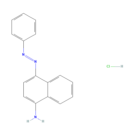 ALPHA-NAPHTHYL RED HYDROCHLORIDE (CAS: 83833-14-1) - Chemical Structure and Molecular Formula 