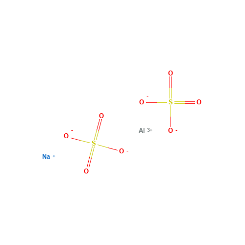 SODIUM ALUMINUM SULFATE (CAS: 10102-71-3) - Chemical Structure and Molecular Formula 