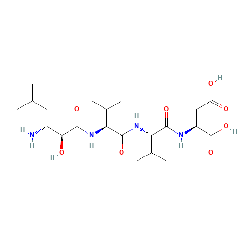 AMASTATIN (CAS: 67655-94-1) - Chemical Structure and Molecular Formula 
