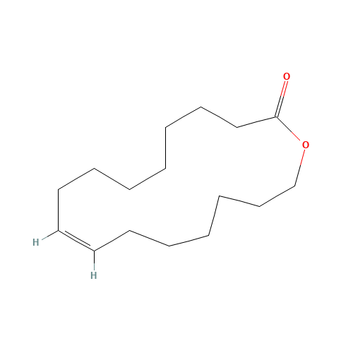 AMBRETTOLIDE (CAS: 28645-51-4) - Chemical Structure and Molecular Formula 
