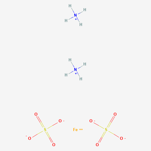 Ferrous ammonium sulfate hexahydrate (CAS: 7783-85-9) - Chemical Structure and Molecular Formula 
