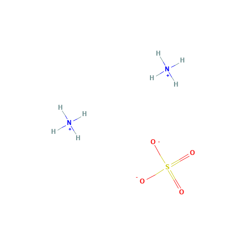 Ammonium sulfate (CAS: 7783-20-2) - Chemical Structure and Molecular Formula 