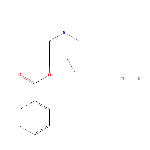 (2-benzoyloxy-2-methylbutyl)dimethylammonium chloride (CAS: 532-59-2) - Related Chemical Product