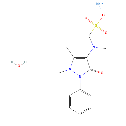 Analgin (CAS: 5907-38-0) - Chemical Structure and Molecular Formula 