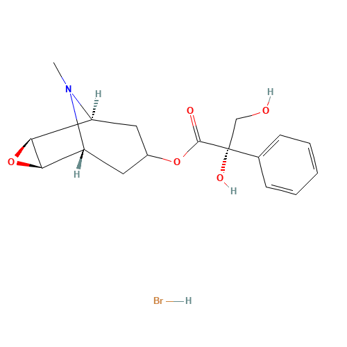 Anisodine hydrobromide (CAS: 76822-34-9) - Chemical Structure and Molecular Formula 