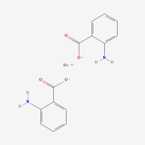 ANTHRANILIC ACID MANGANESE(II) SALT (CAS: 15336-23-9) - Chemical Structure and Molecular Formula 