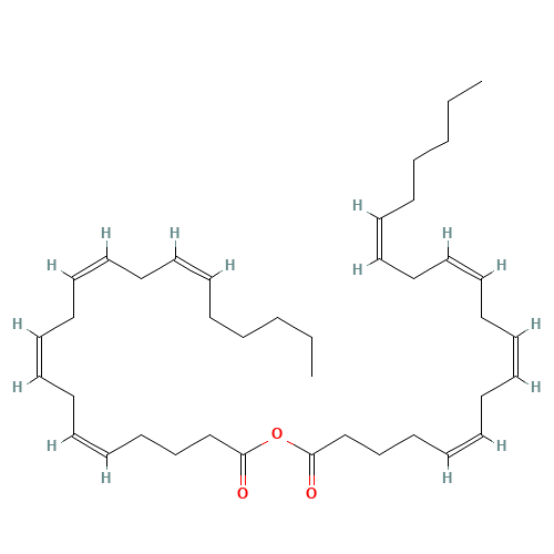 Arachidonicacidanhydride (CAS: 55726-28-8) - Chemical Structure and Molecular Formula 