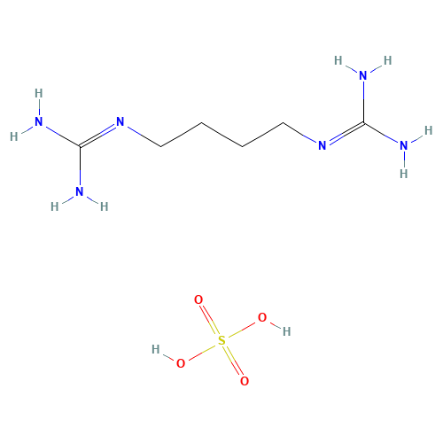 ARCAINE SULFATE (CAS: 14923-17-2) - Chemical Structure and Molecular Formula 