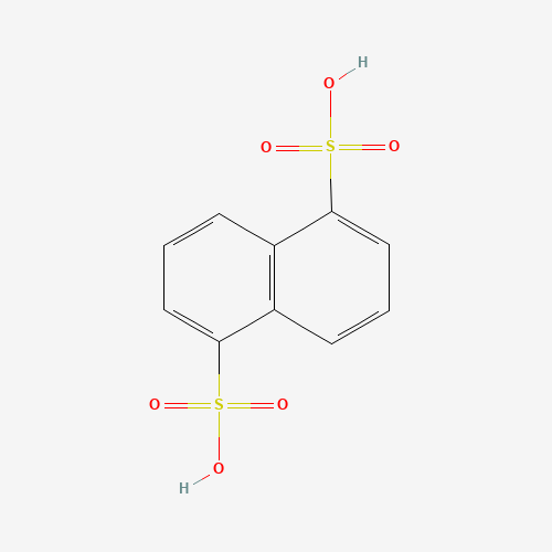 1,5-Naphthalenedisulfonic acid (CAS: 81-04-9) - Chemical Structure and Molecular Formula 