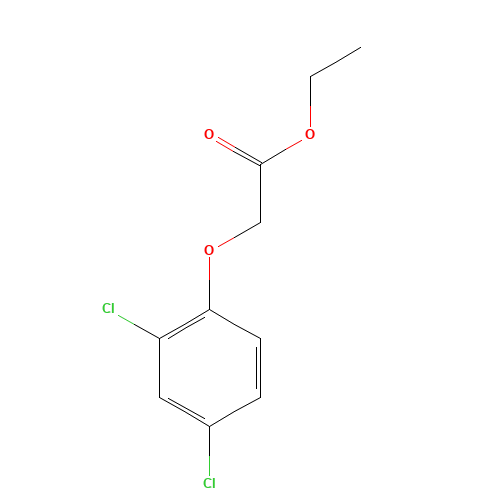 Ethyl 2,4-dichlorophenoxyacetate (CAS: 533-23-3) - Chemical Structure and Molecular Formula 