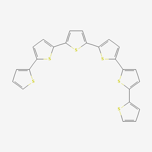 ALPHA-SEXITHIOPHENE (CAS: 88493-55-4) - Chemical Structure and Molecular Formula 