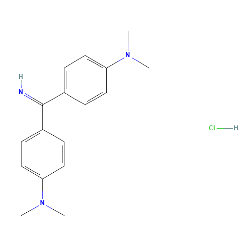 AURAMINE O (CAS: 2465-27-2) - Chemical Structure and Molecular Formula 
