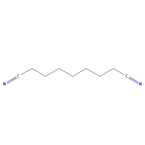 AZELANITRILE (CAS: 1675-69-0) - Chemical Structure and Molecular Formula 