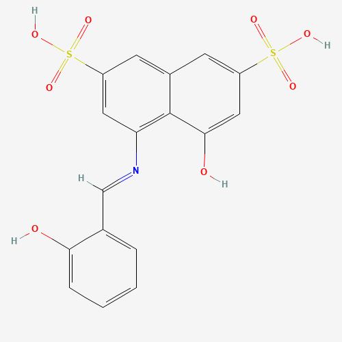 AZOMETHINE H (CAS: 32266-60-7) - Chemical Structure and Molecular Formula 